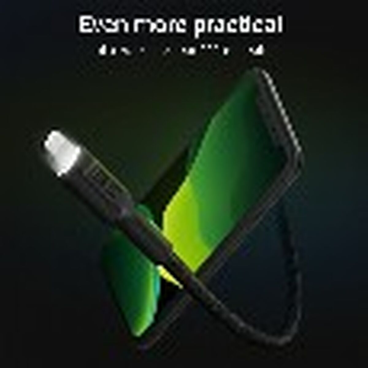 Lightning-Kabel Green Cell KABGC12 Svart 2 m